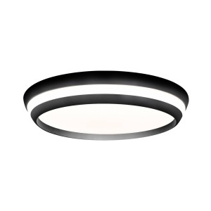 LUTEC LED plafondlamp Cepa RGBW CCT zwart Ø 45 cm