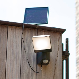 LUTEC Solar-spot Sunshine zonnepaneel sensor 12cm 7W
