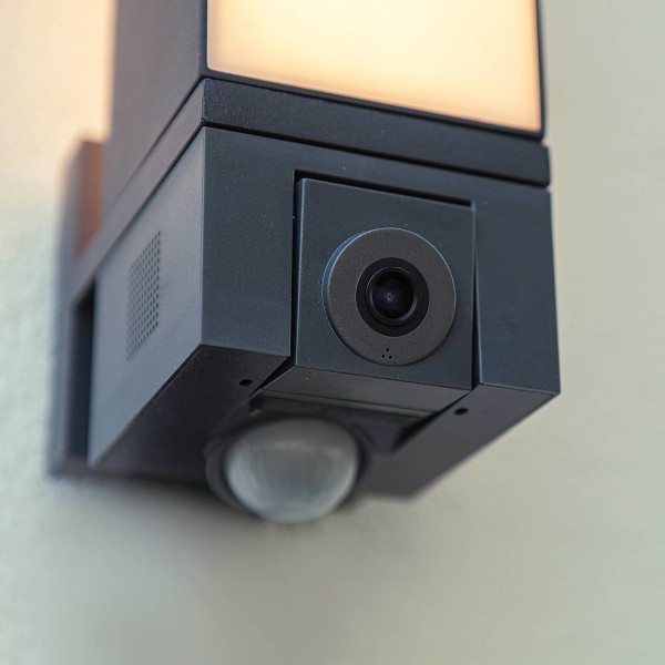 Lutec connect led buitenwandlamp cuba camera sensor 3