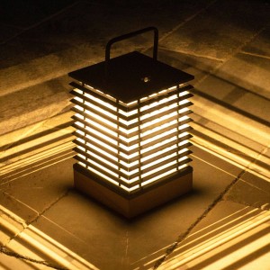 Les Jardins LED solarlantaarn Tekura met sensor, hoogte 37 cm