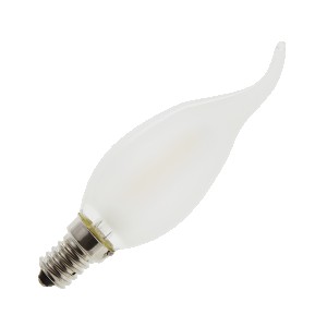 Lighto | LED Kaarslamp met Tip | E14 | 1W (vervangt 10W) Mat