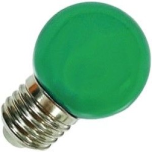 Lighto | LED Kogellamp Plastic | Grote fitting E27 | 1W Groen