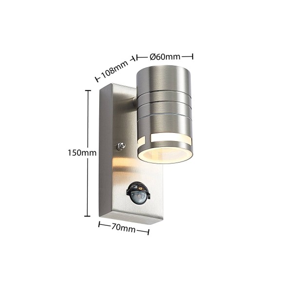 Lindby catalin buitenwandlamp sensor 3