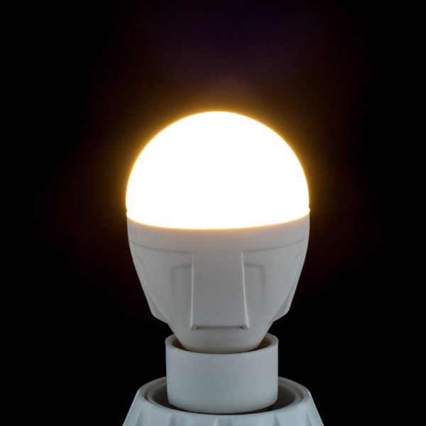 9w 830 led lamp in druppelvorm warmwit