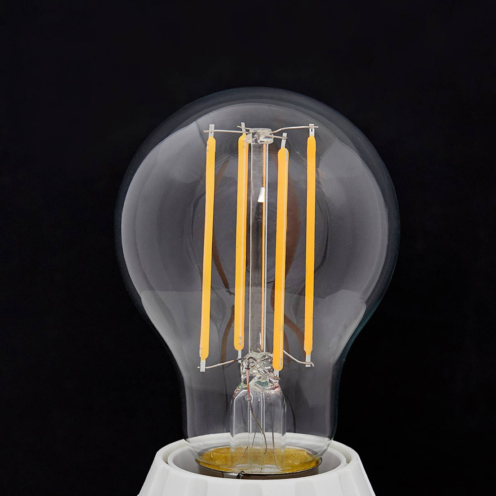 Lindby E27 LED lamp filament 7W, 806 lm, 2.700K, helder