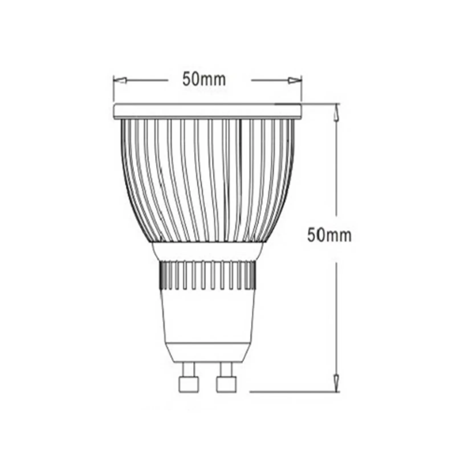 Lindby Hoogspanning LED reflector GU10 5W 830 85° 10/set