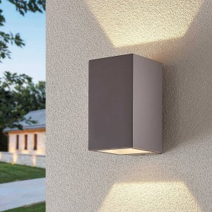 Lindby LED buitenwandlamp Kaniel uit beton