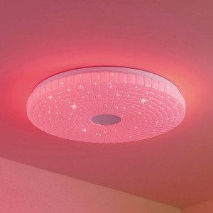 Lindby Laubini LED plafondlamp, RGBW Smart 48 cm