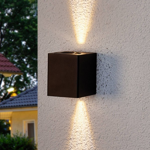 Lindby lukas - led outdoor wandlamp met decofilter