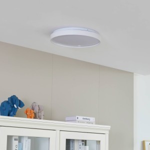 Lindby Mirren LED plafondlamp Smart, wit