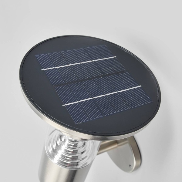 Lindby rvs led wandlamp zonne energie jalisa sensor 3