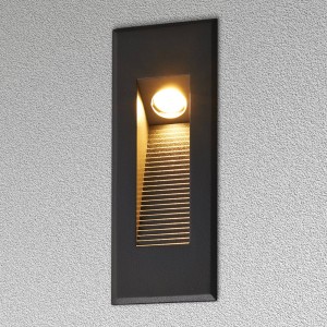 Lucande Indirect schijnende LED-wandinbouwlamp Nuno