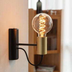 Lucande LED-glaslamp E27 3,8W, G95, 1800K, amberkleurig