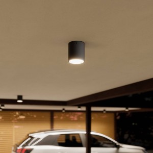 Lucande Ronde LED-plafondspot Meret voor buiten, IP54