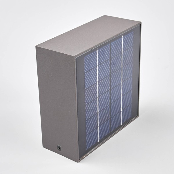 Lucande sensor led buitenwandlamp mahra op zonne energie 3