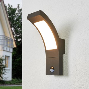 Lucande Sensor-buitenwandlamp Juvia met LED’s