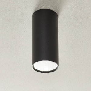 Lucande Takio LED downlight 2700K Ø10cm zwart