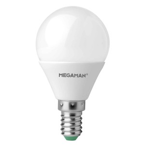 MEGAMAN LED lamp E14 Druppel 3,5W, warmwit, dimbaar