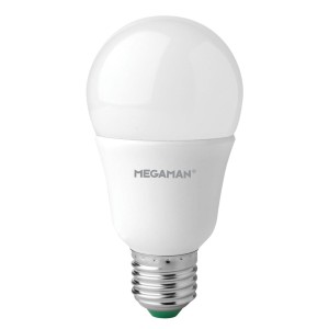 MEGAMAN LED lamp E27 A60 11W opaal, universeel wit