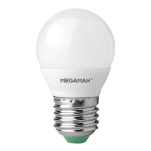 MEGAMAN LED lamp E27 Miniglobe 5,5W, warmwit