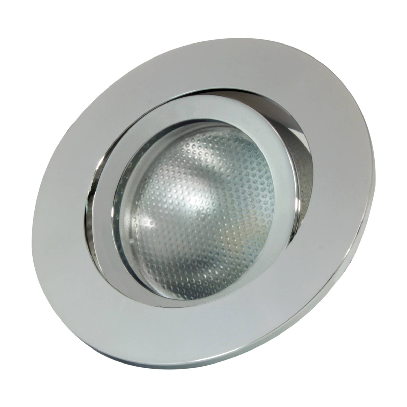 MEGATRON LED inbouwring Decoclic GU10/GU5.3, rond, zilver