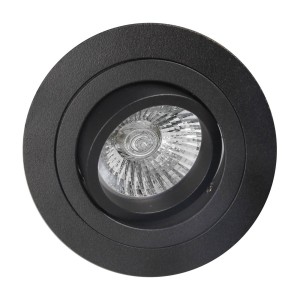Mantra Iluminación Inbouwlamp Básico, rond, mat zwart