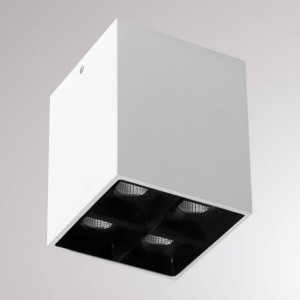 Molto Luce Liro LED plafondspot wit/zwart 34° 3.000K