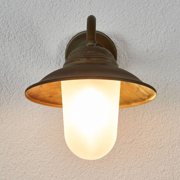 Moretti luce gebogen buitenwandlamp birga 2