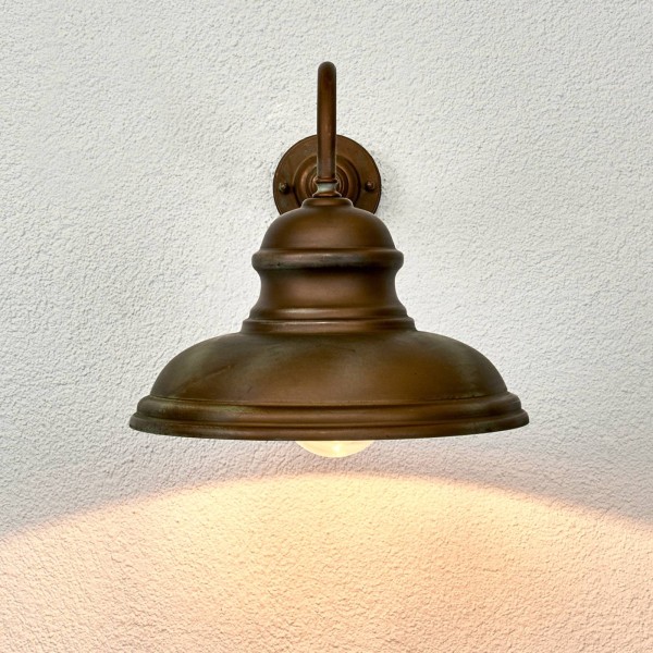 Moretti luce wandlamp alessia in brons antiek 2