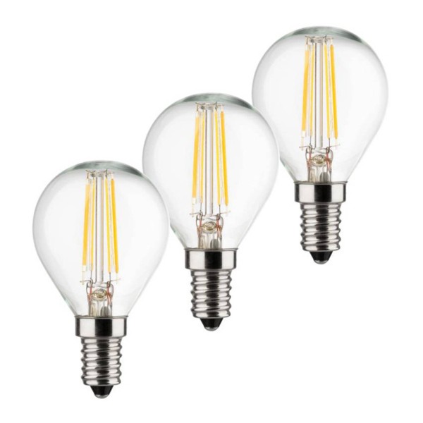 Müller-licht led druppellamp e14 4w 2. 700k filament 3per set