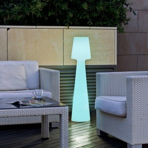 Newgarden LED vloerlamp, Akku, hoogte 110 cm