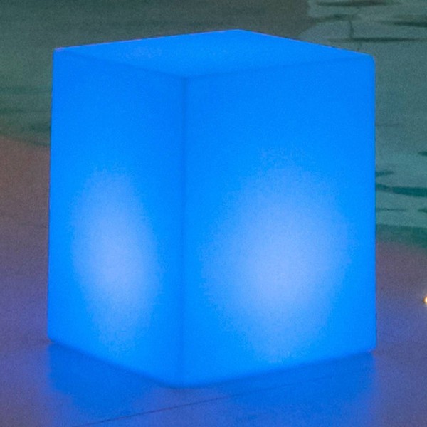 Newgarden lamp op zonne energie cuby kubus hoogte 53 cm 3
