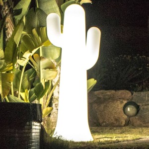 Newgarden Pancho LED vloerlamp wit met Akku