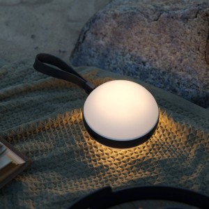 Nordlux LED buitenlamp Bring to go Ø 12 cm wit/zwart
