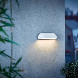 Nordlux LED buitenwandlamp voorzijde 26, wit
