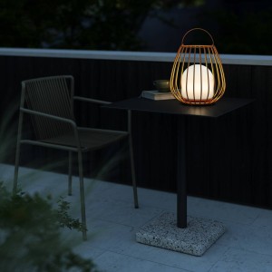 Nordlux LED tafellamp Jim To-Go, voor buiten, oranje