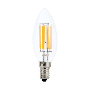 ORION LED kaarslamp E14 4,5W C35 filament 827 dimbaar