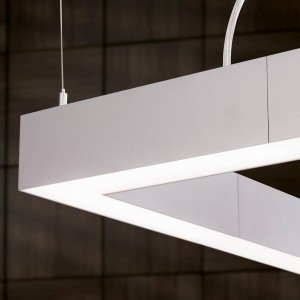 ORION LED plafondlamp Sando met ophangset – 30×30 cm