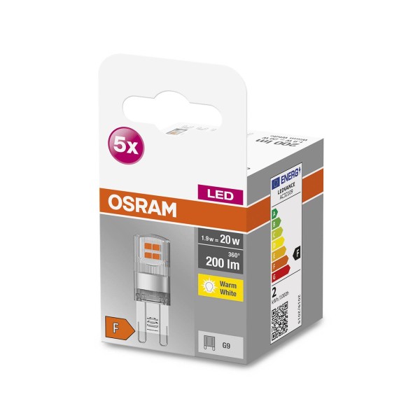 Osram base pin led stiftlamp g9 1