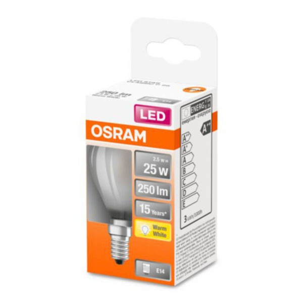 Osram classic p led lamp e14 2