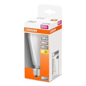 OSRAM Classic St LED lamp E27 6,5W 2.700K opaal