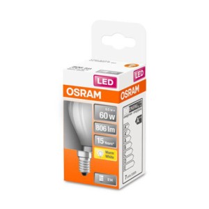 OSRAM LED lamp E14 5,5W Classic P 2.700K