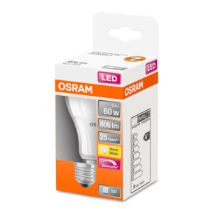 OSRAM LED lamp E27 8,8W 827 Superstar mat dimb