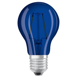 OSRAM LED lamp E27 Star Décor Cla A 2,5W, blauw