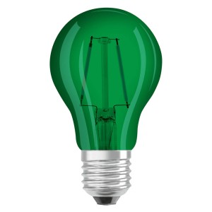 OSRAM LED lamp E27 Star Décor Cla A 2,5W, groen
