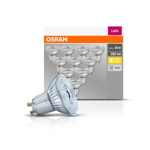 OSRAM LED reflector GU10 4,3W 2.700K 350lm per 10