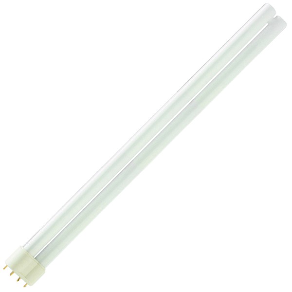 De master pl-l is een lineaire compacte fluorescentielamp met middelhoog tot hoog vermogen die typisch wordt gebruikt in plafondarmaturen voor algemene verlichting in winkel-