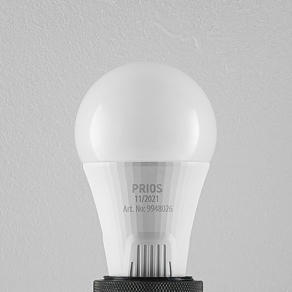 Prios led lamp e27 a60 15w wit 3. 000k 2