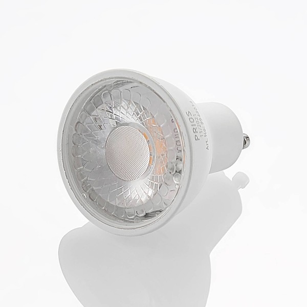 Prios led reflector gu10 8w 3. 000k 60° 10 per set 1