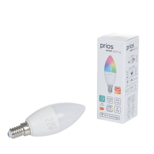PRIOS Smart LED E14 4,9W RGB WLAN mat tunable white